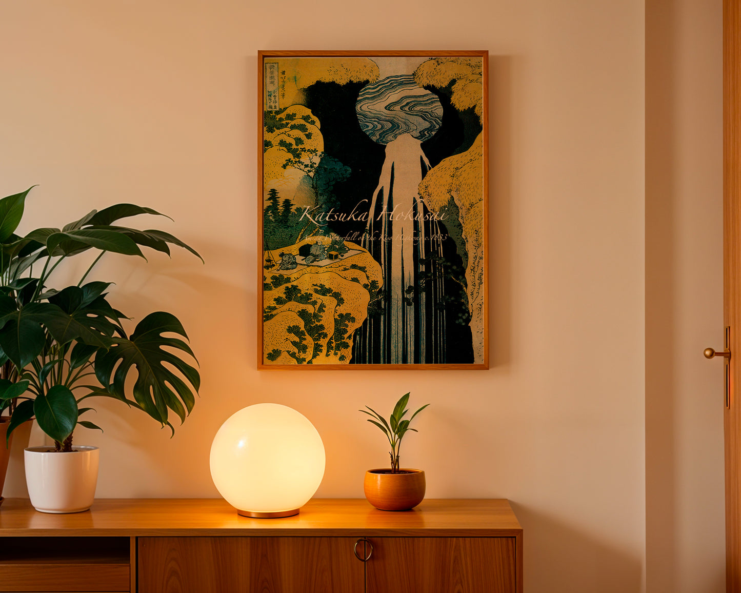 Amida Waterfall on the Kiso Highway c.1833