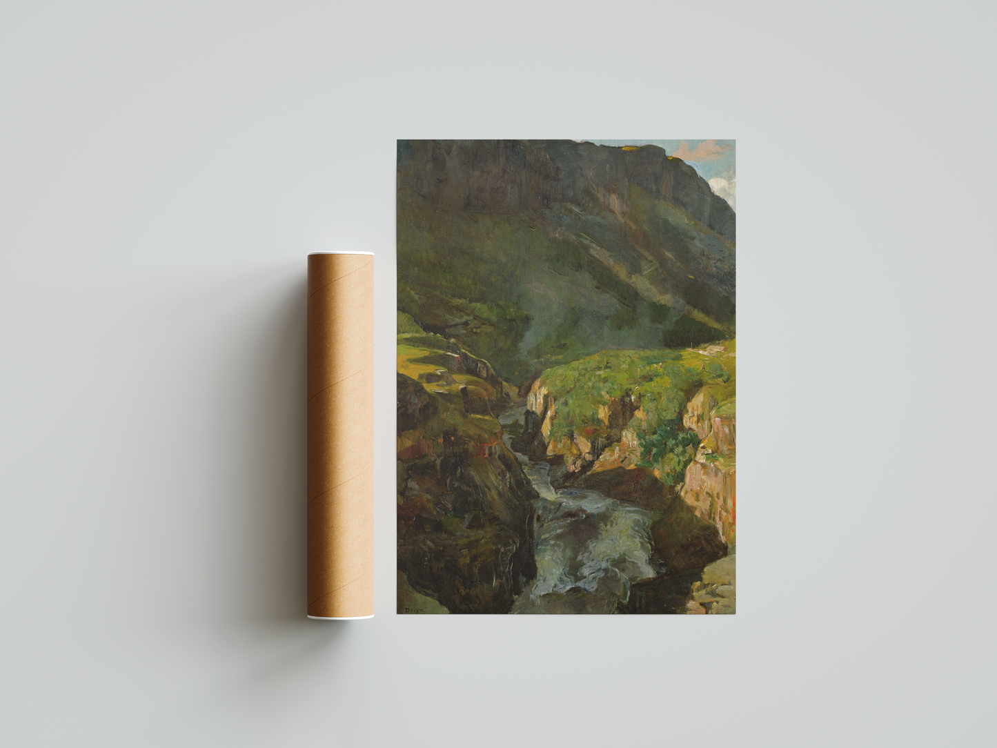 Hillside Serenity with River