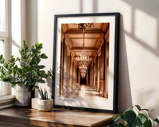 Chandelier Hallway