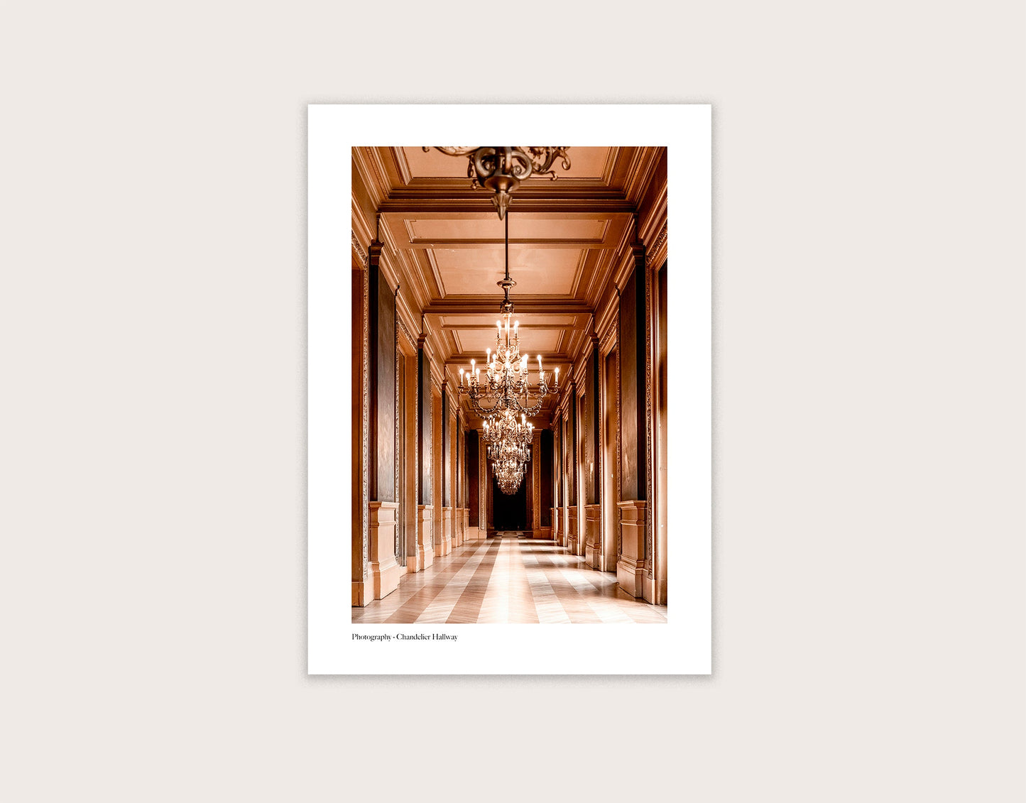 Chandelier Hallway