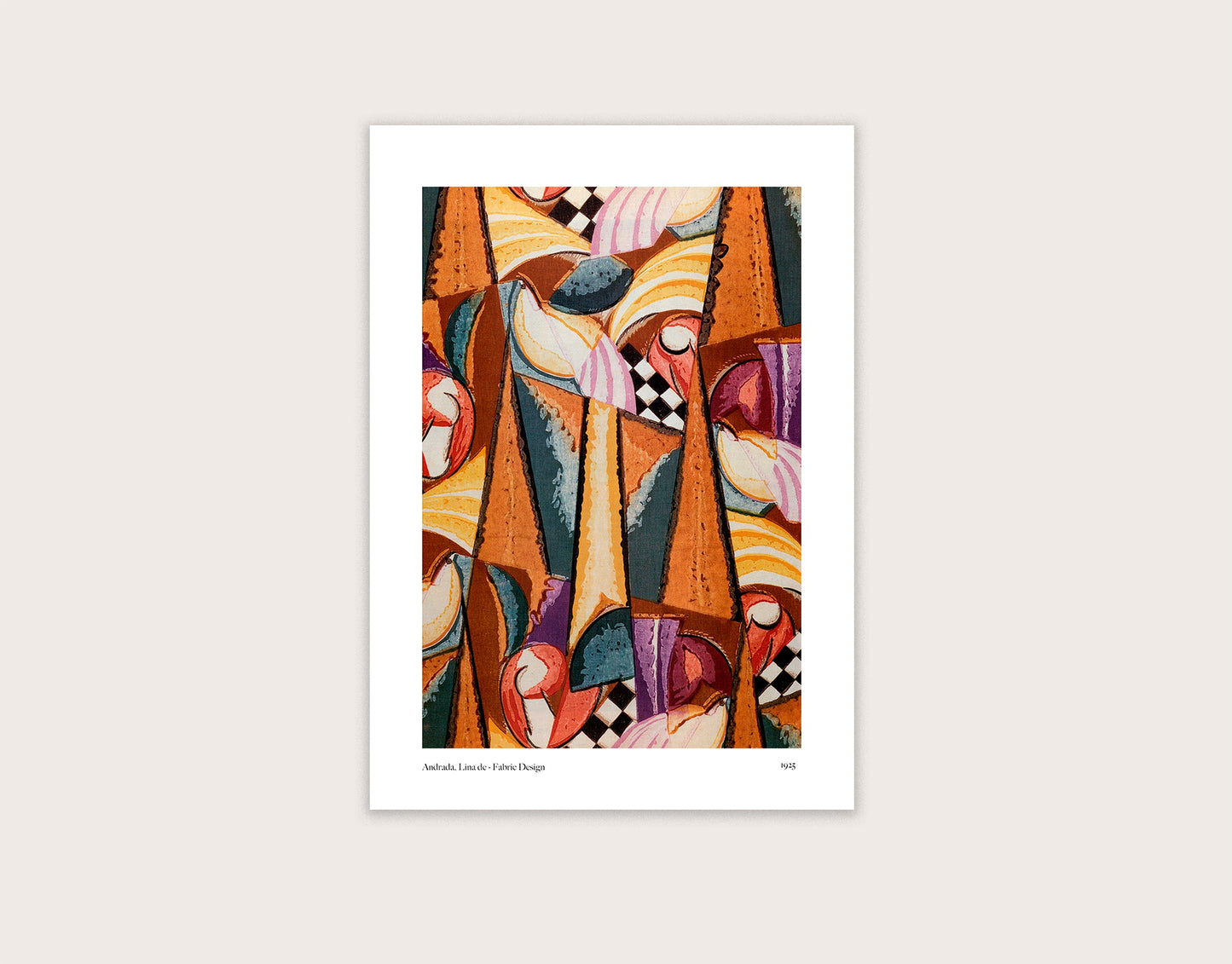 Andrada, Lina de - Fabric Design 1925