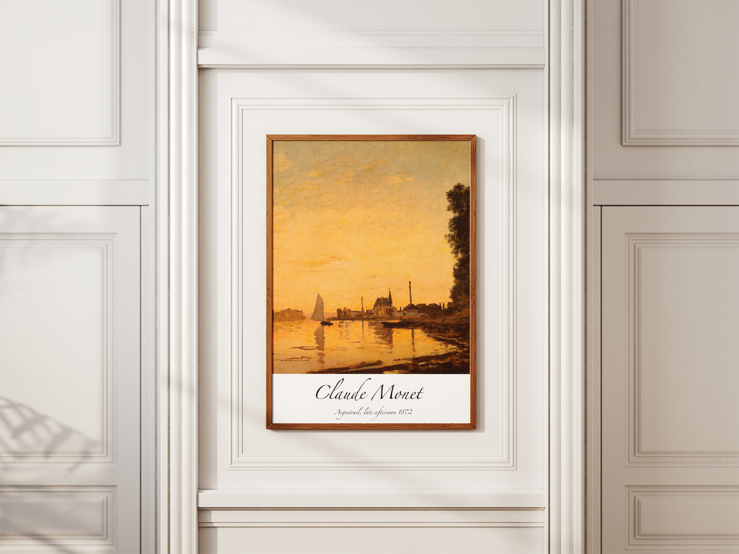 Monet - Argenteuil, late afternoon 1872