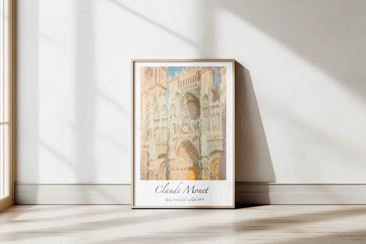Monet - Rouen Cathedral, sunlight 1894