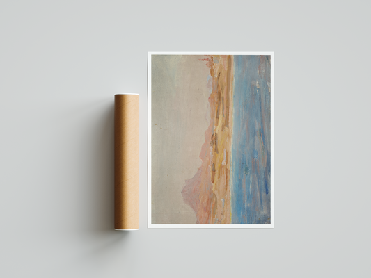 Desert Shores by a Blue Ocean