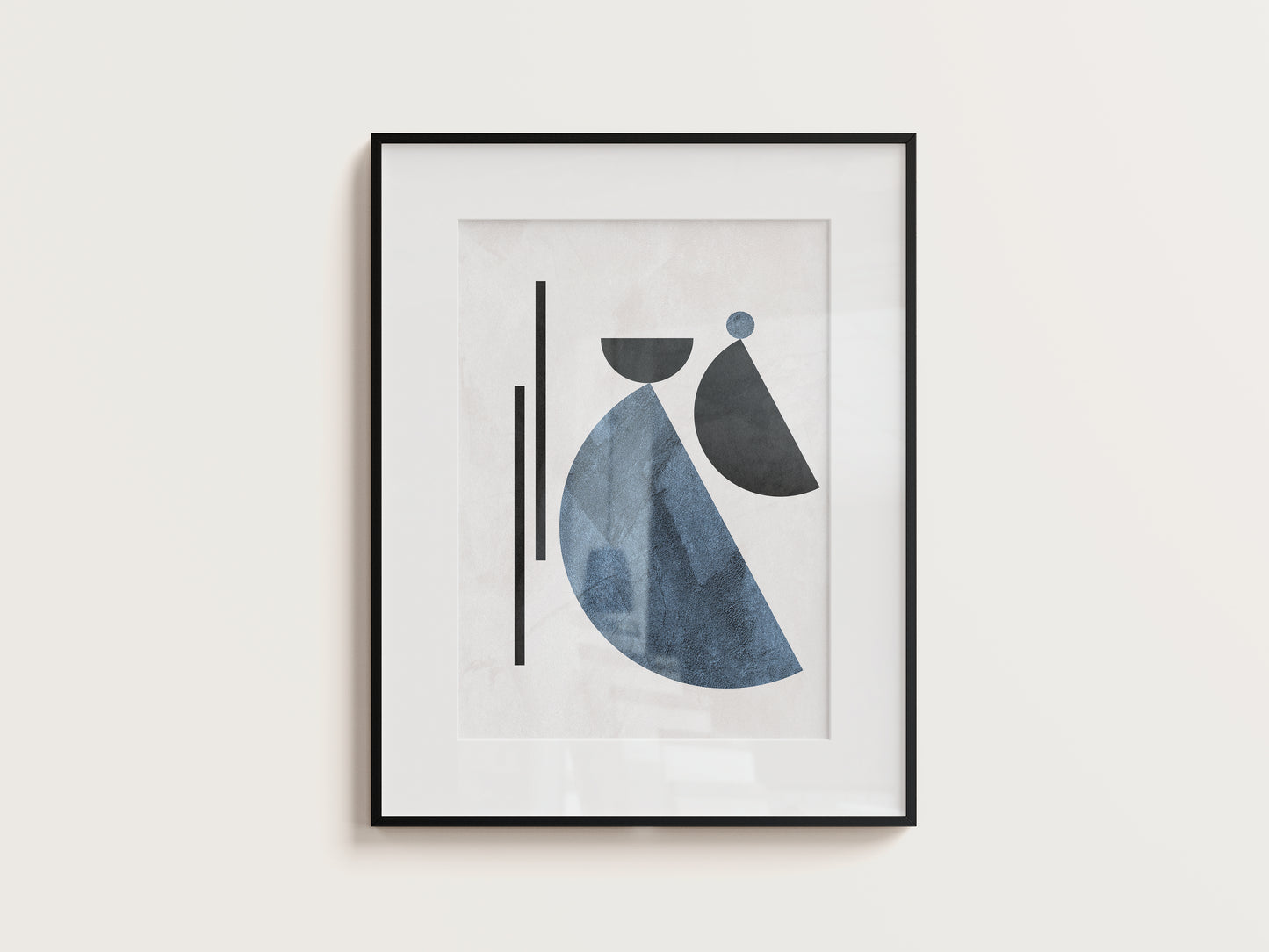 Balance of Blue and Black